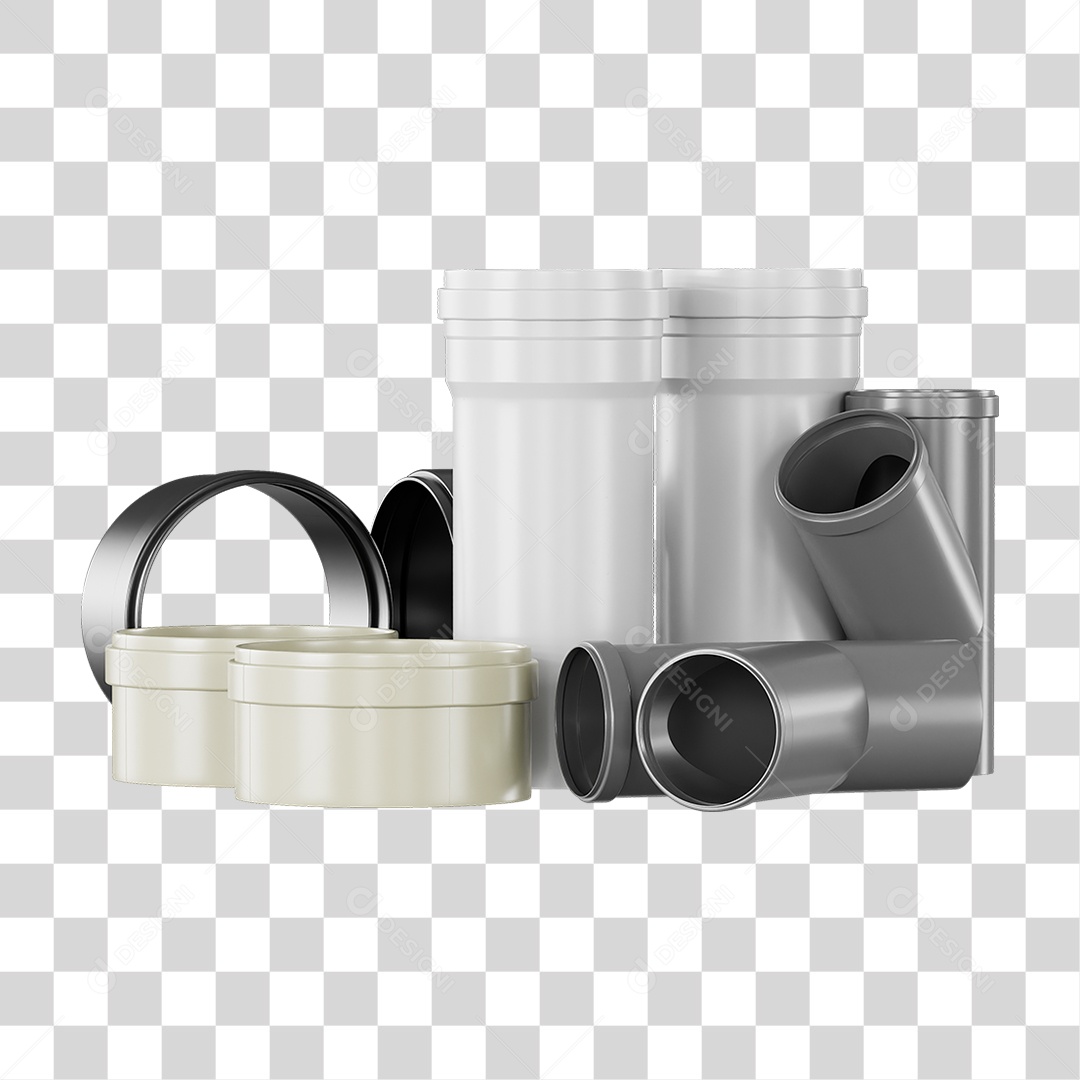 Canos Tubos de Pvc PNG Transparente