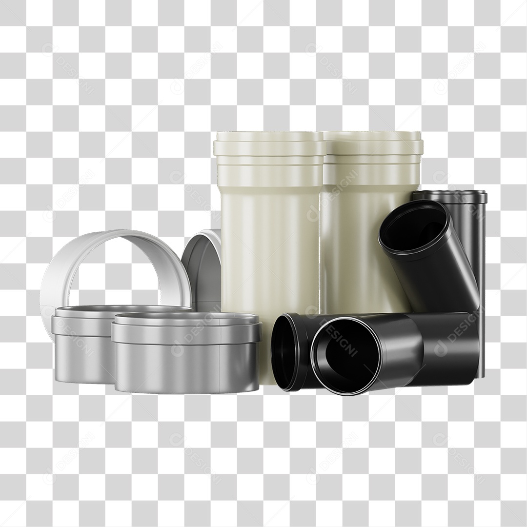 Canos Tubos de Pvc PNG Transparente