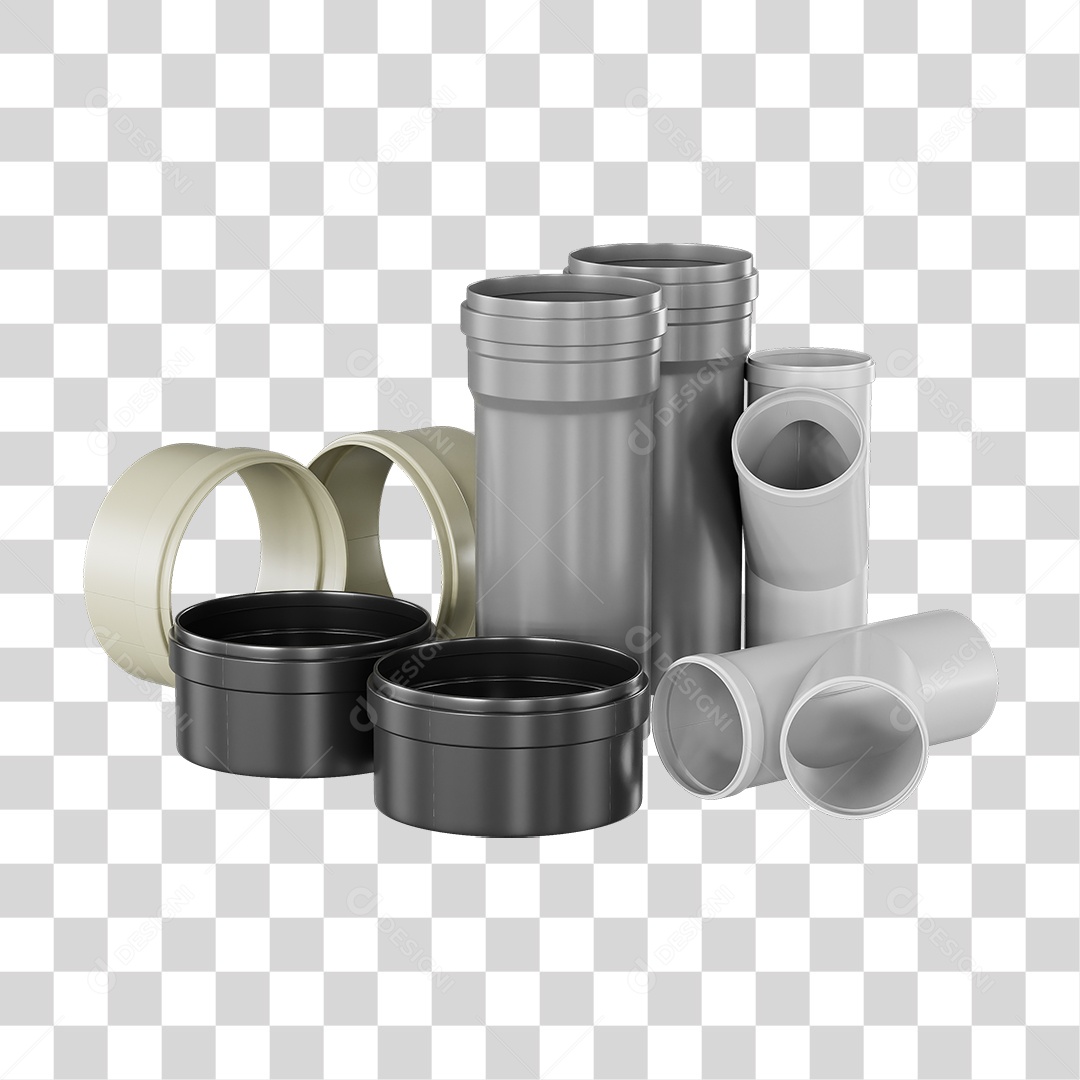 Canos Tubos de Pvc PNG Transparente
