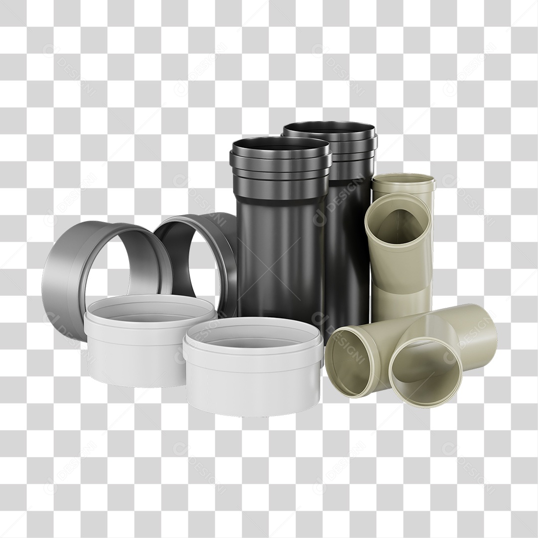 Canos Tubos de Pvc PNG Transparente