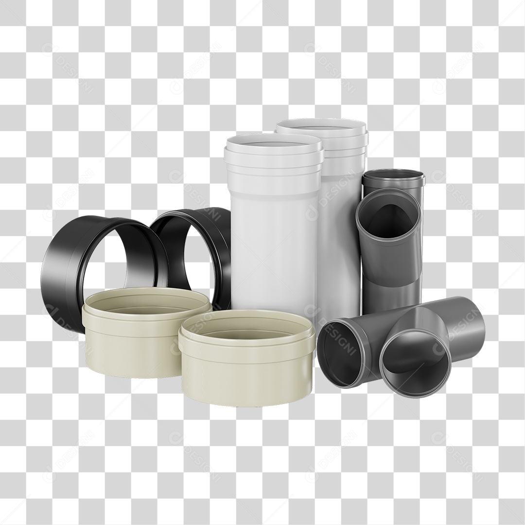 Canos Tubos de Pvc PNG Transparente