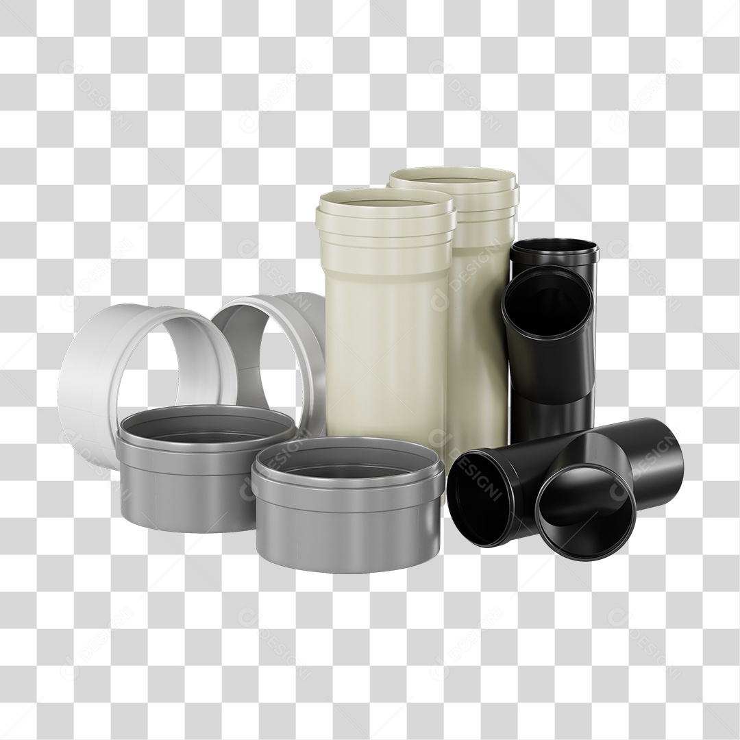 Canos Tubos de Pvc PNG Transparente
