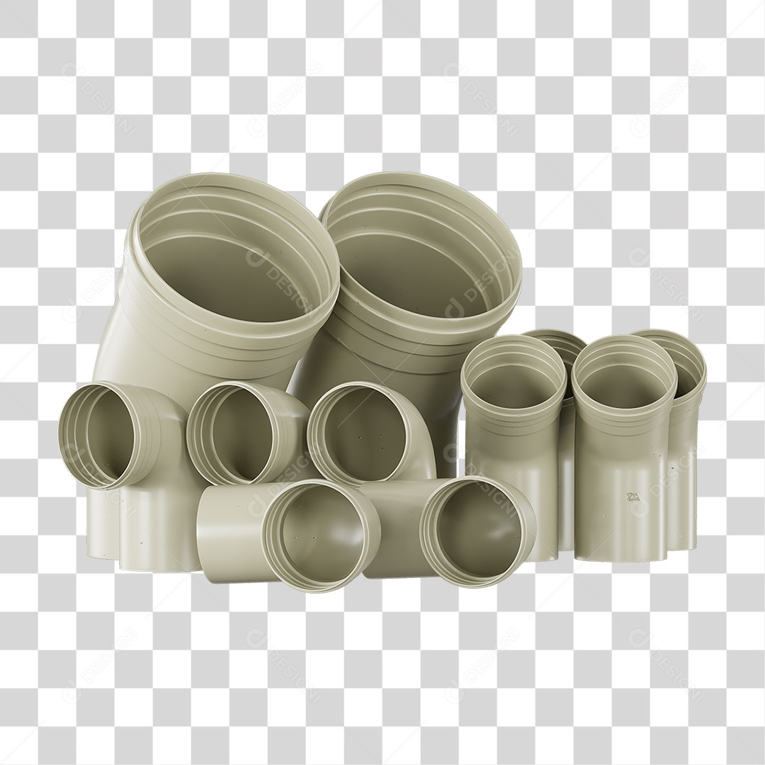 Canos Tubos de Pvc PNG Transparente
