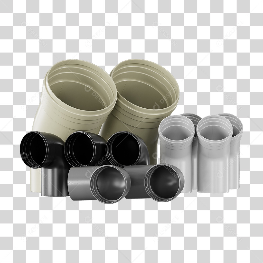 Canos Tubos de Pvc PNG Transparente