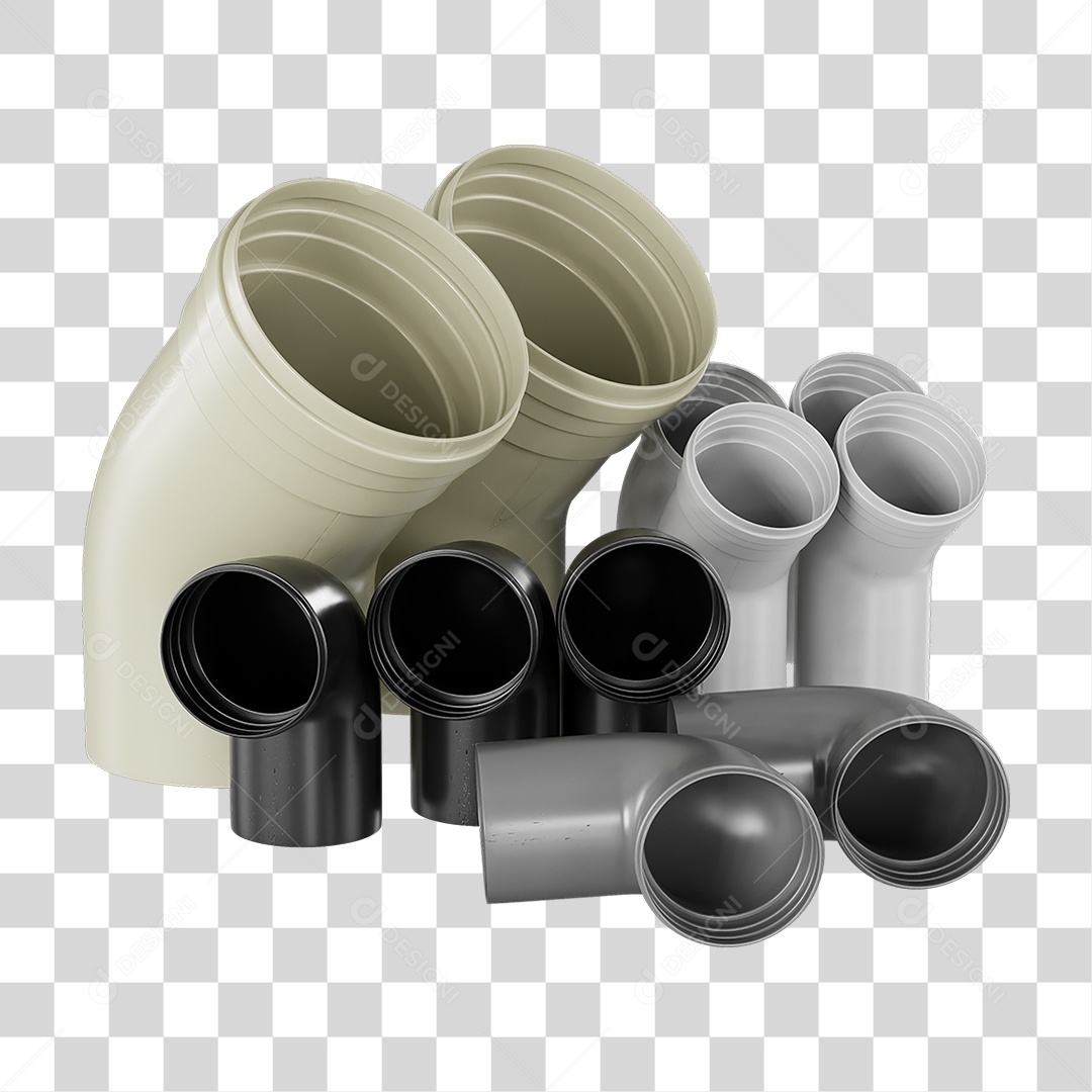 Canos Tubos de Pvc PNG Transparente