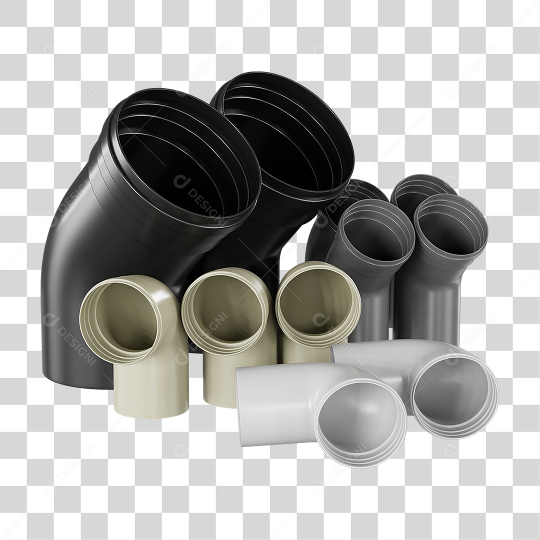 Canos Tubos de Pvc PNG Transparente
