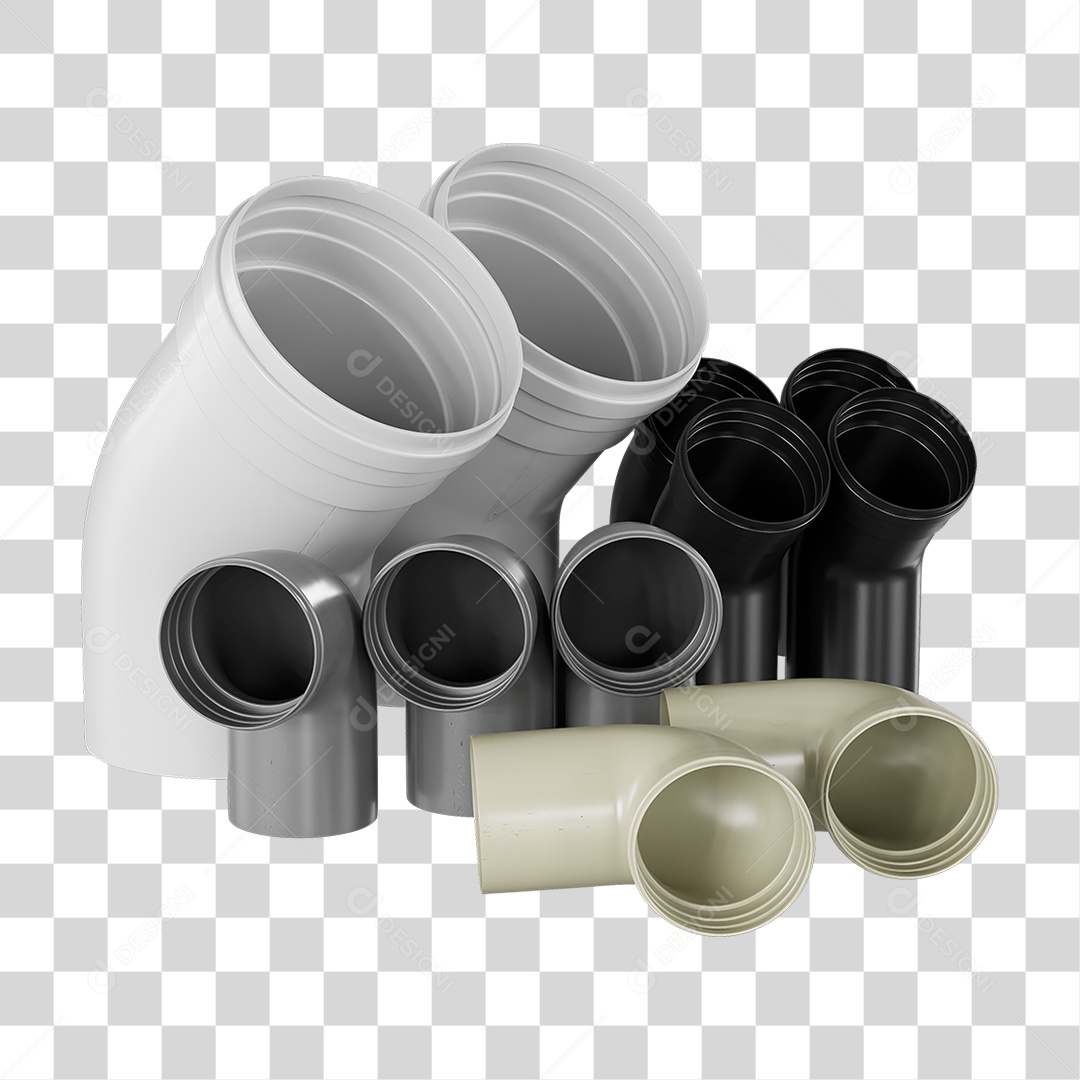Canos Tubos de Pvc PNG Transparente