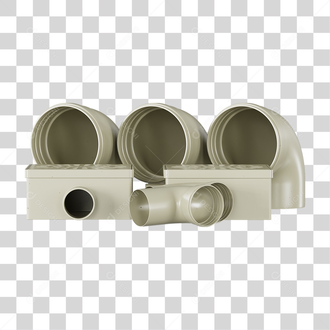 Ralos e Canos Tubos de Pvc PNG Transparente