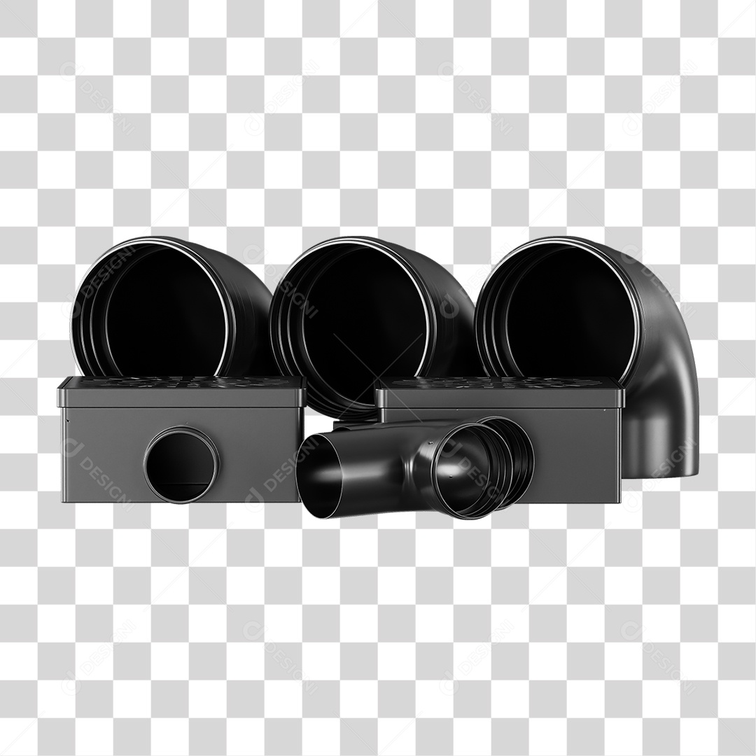 Ralos e Canos Tubos de Pvc PNG Transparente