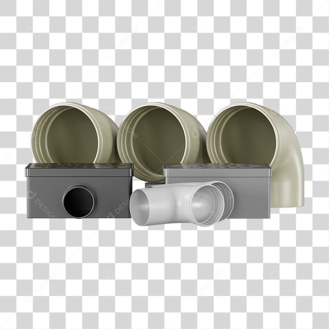 Ralos e Canos Tubos de Pvc PNG Transparente