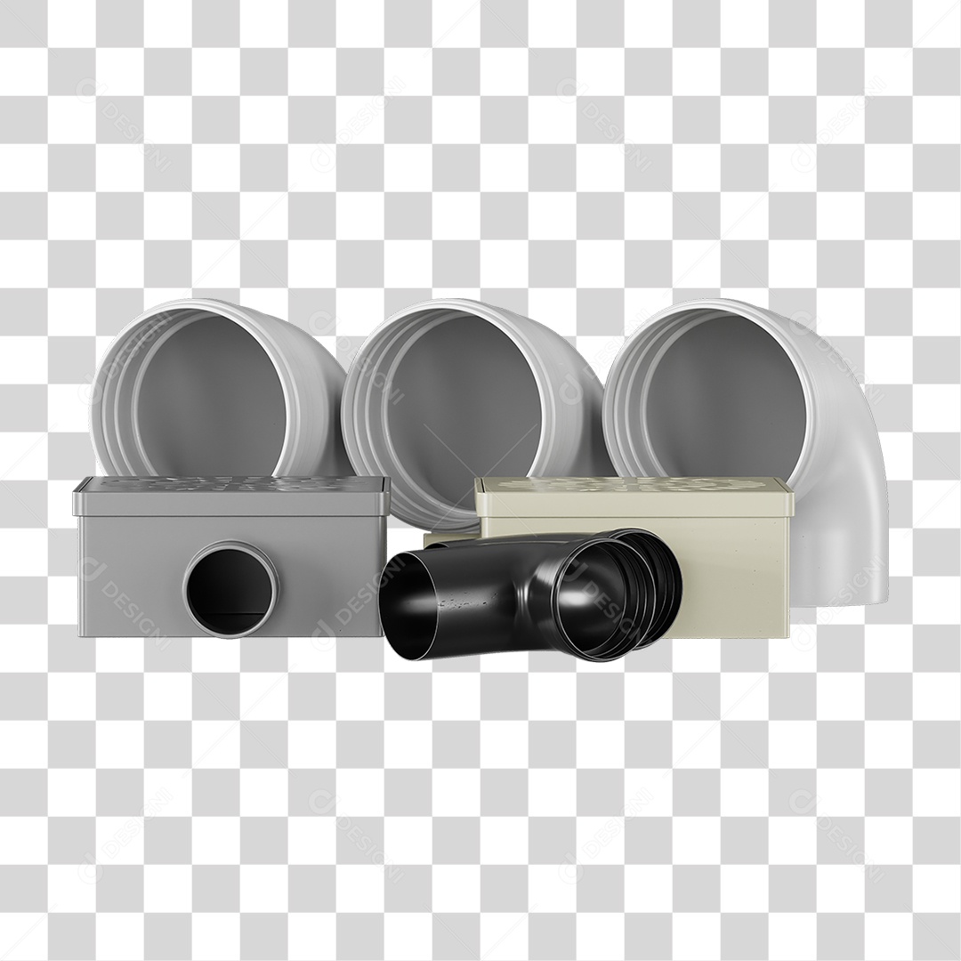 Ralos e Canos Tubos de Pvc PNG Transparente