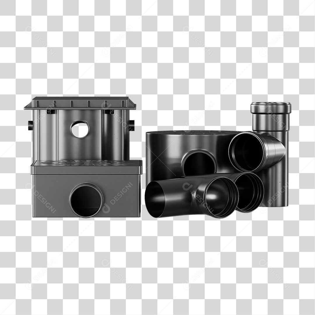 Ralos e Canos Tubos de Pvc PNG Transparente