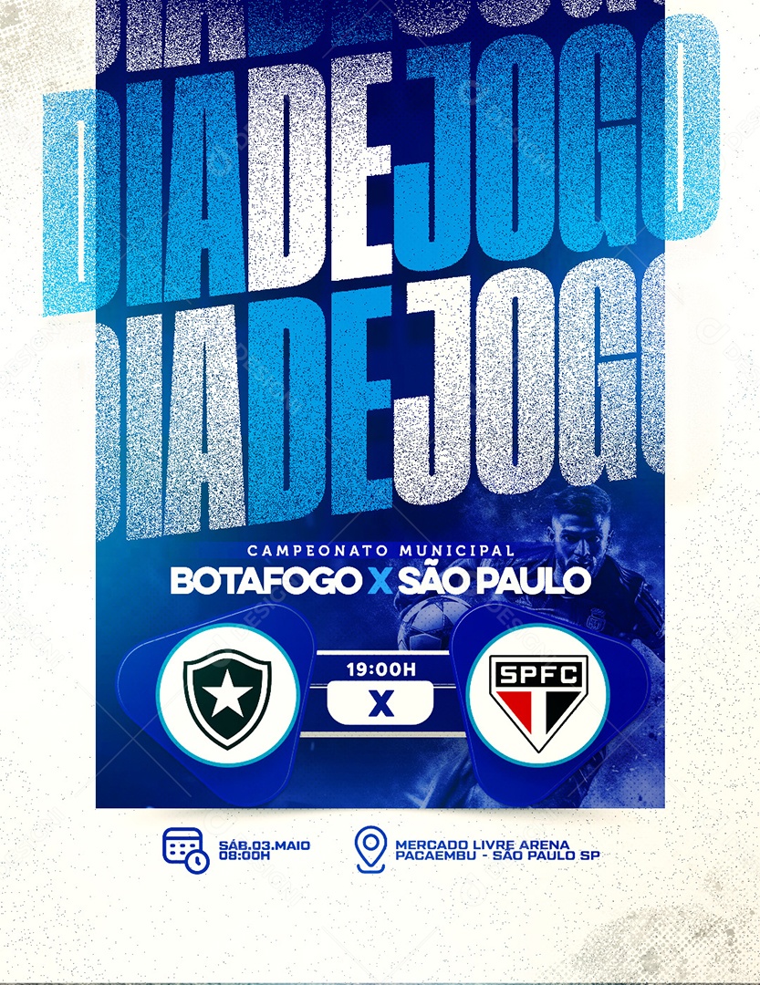 Campeonato Municipal de Futebol Social Media PSD Editável
