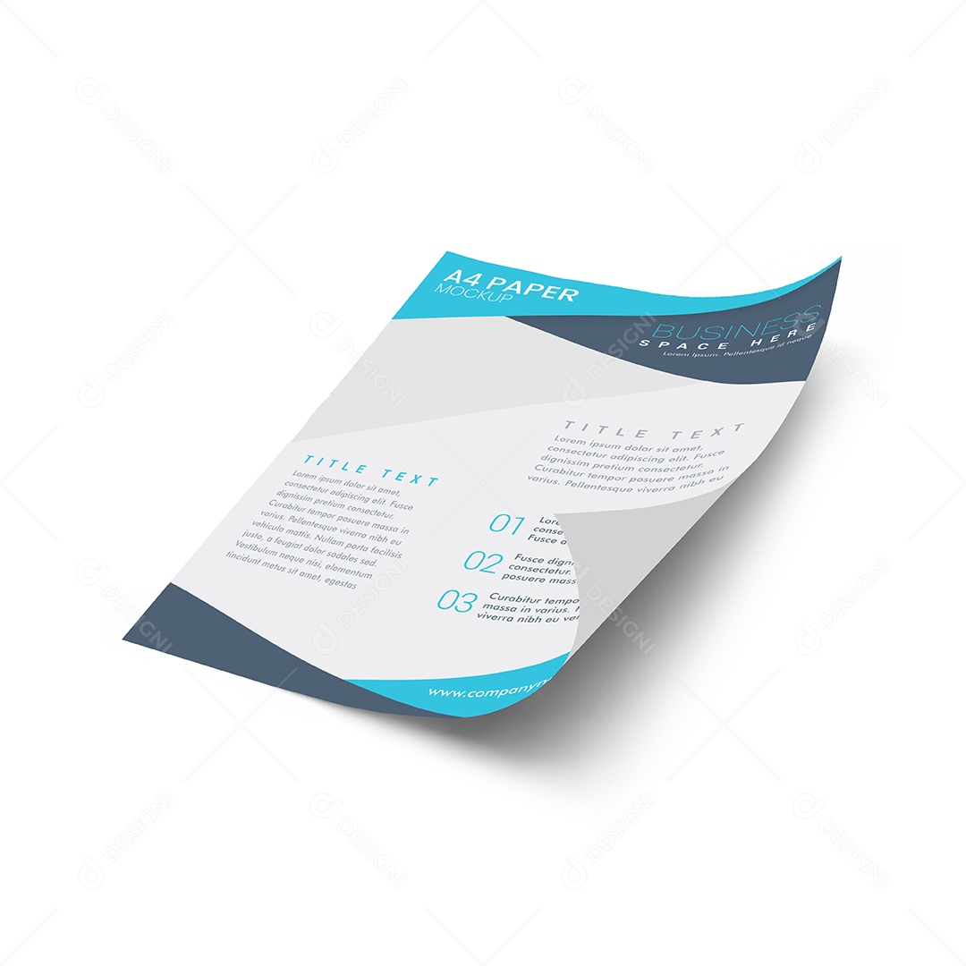 Mockup Timbrado A4 e Notebook PSD Editável