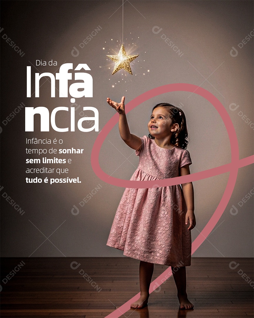 Post Dia da Infância Social Media PSD Editável