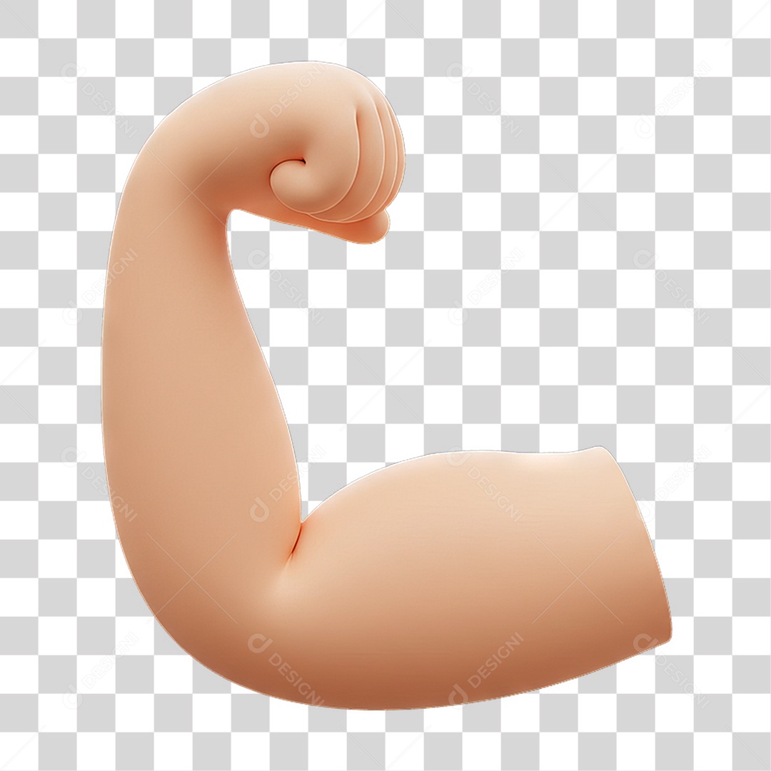 Elemento 3D Mão Fazendo Gestos Movimentos PNG Transparente