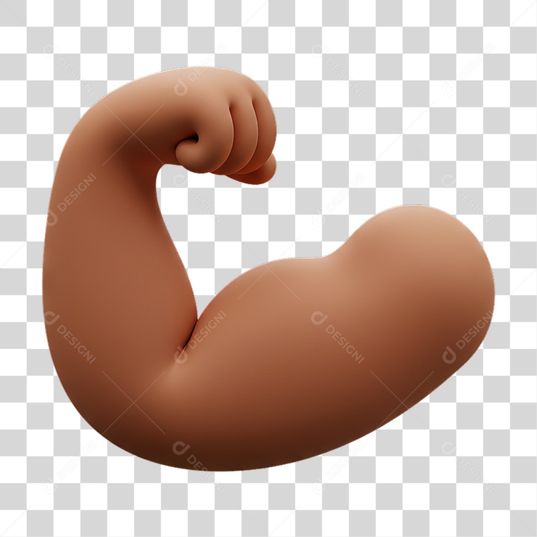 Elemento 3D Mão Fazendo Gestos Movimentos PNG Transparente