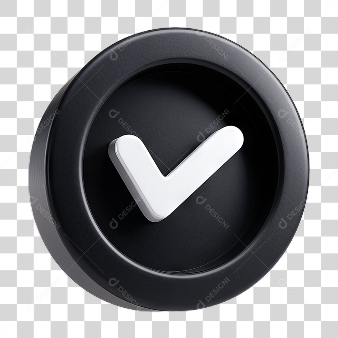 Ícone Símbolo Correto Certo Ok PNG Transparente