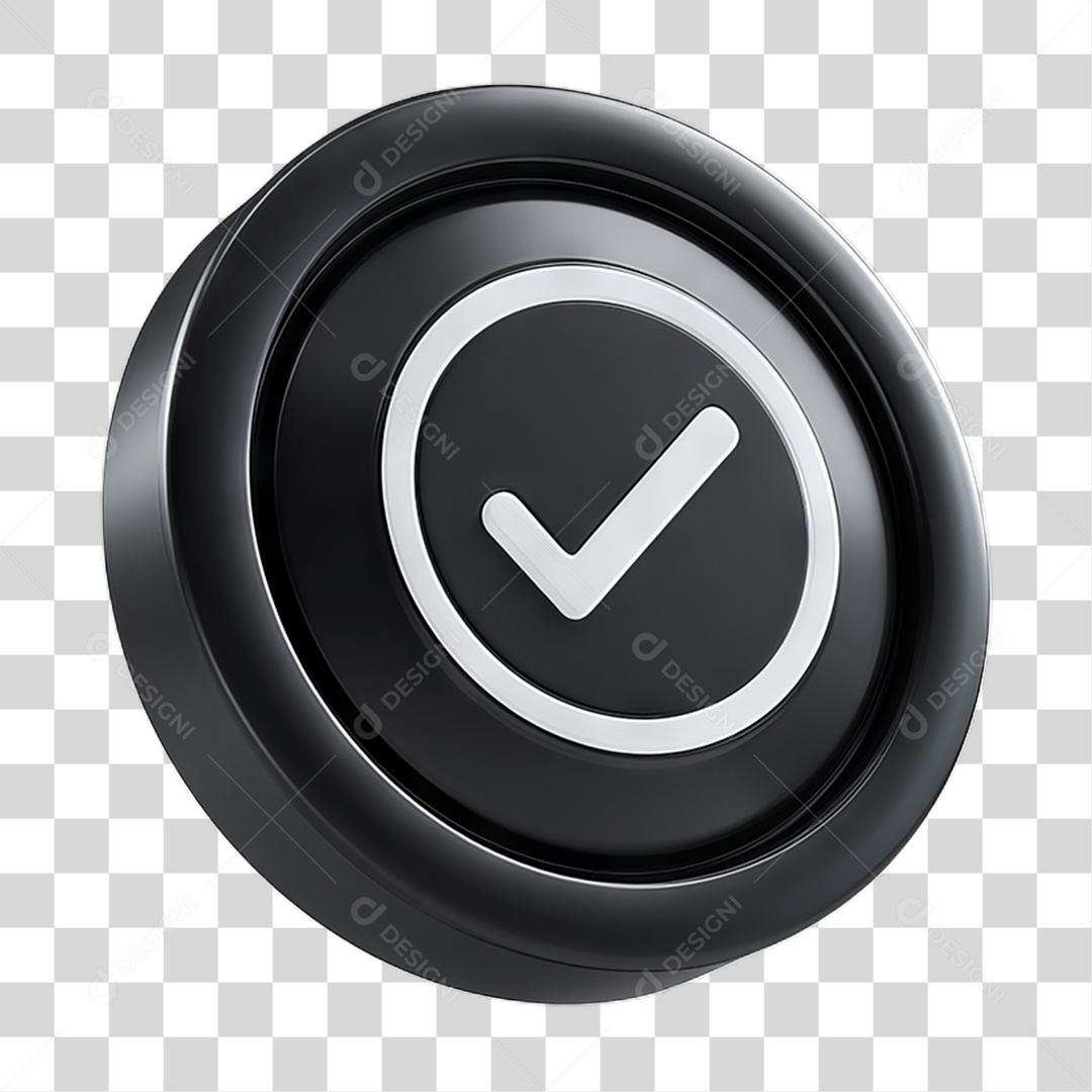 Ícone Símbolo Correto Certo Ok PNG Transparente