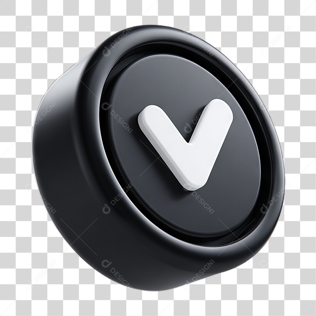 Ícone Símbolo Correto Certo Ok PNG Transparente
