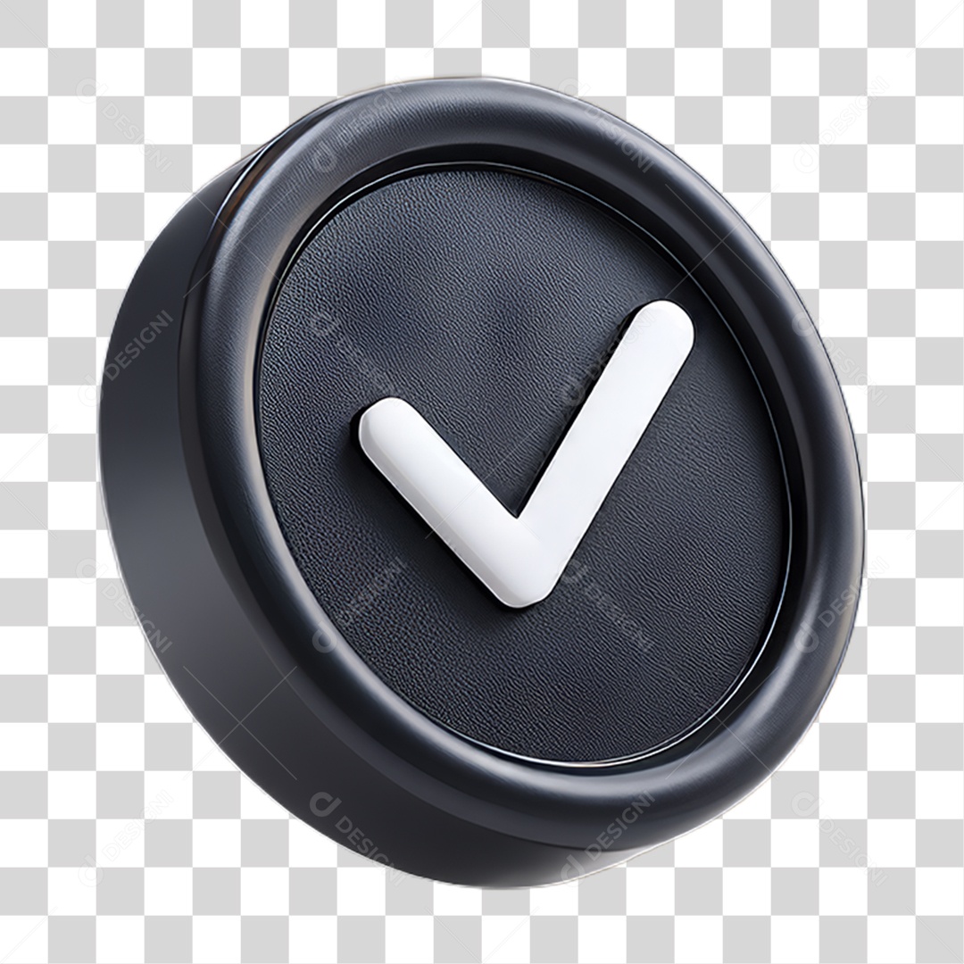 Ícone Símbolo Correto Certo Ok PNG Transparente