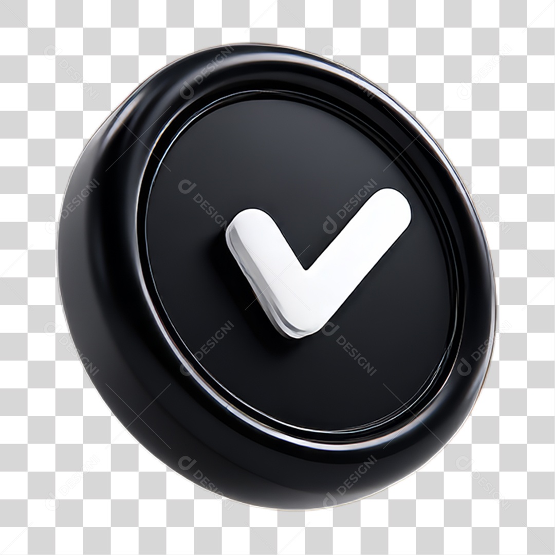 Ícone Símbolo Correto Certo Ok PNG Transparente