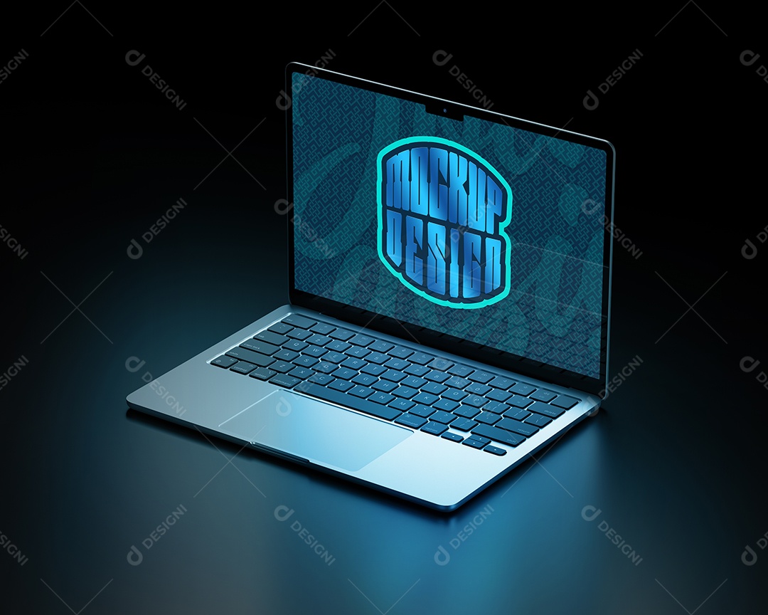 Notebook Mockup PSD Editável