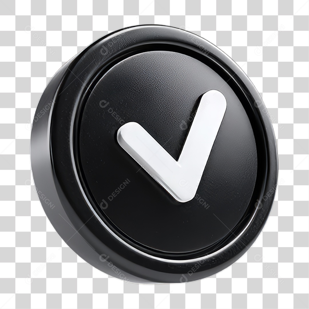 Ícone Símbolo Correto Certo Ok PNG Transparente