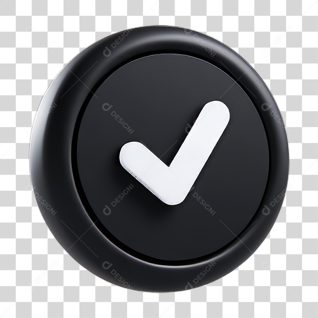 Ícone Símbolo Correto Certo Ok PNG Transparente