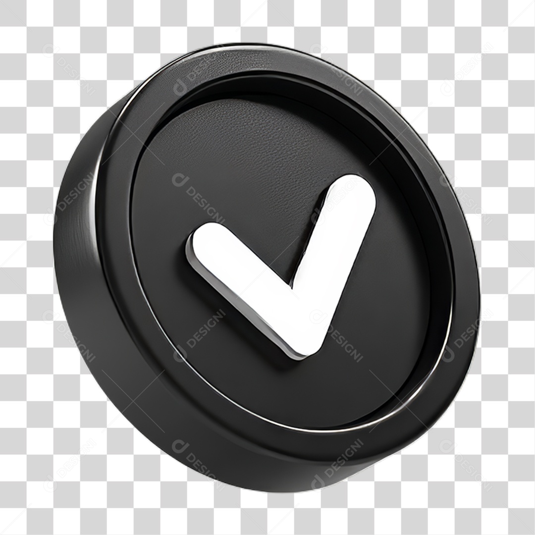 Ícone Símbolo Correto Certo Ok PNG Transparente