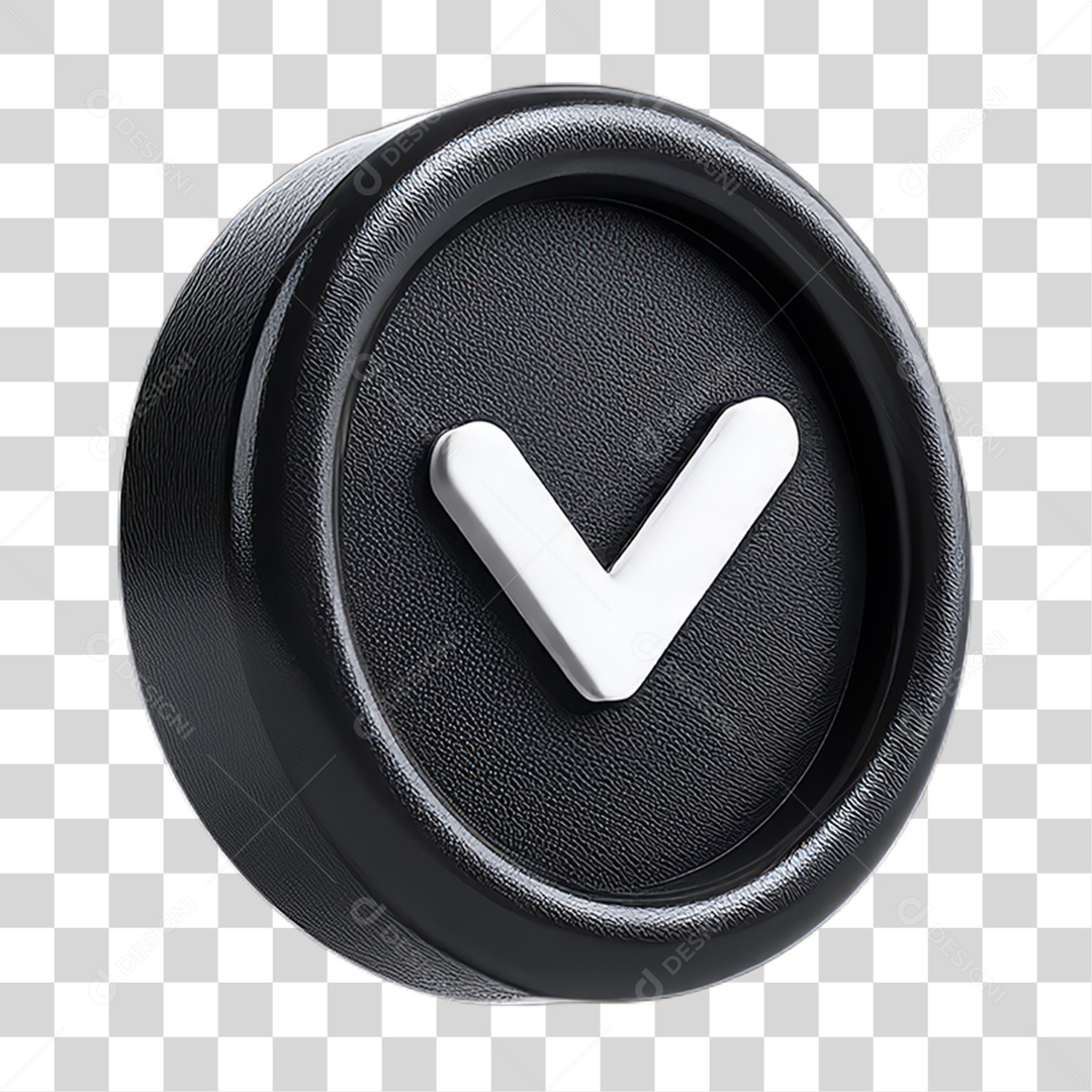 Ícone Símbolo Correto Certo Ok PNG Transparente