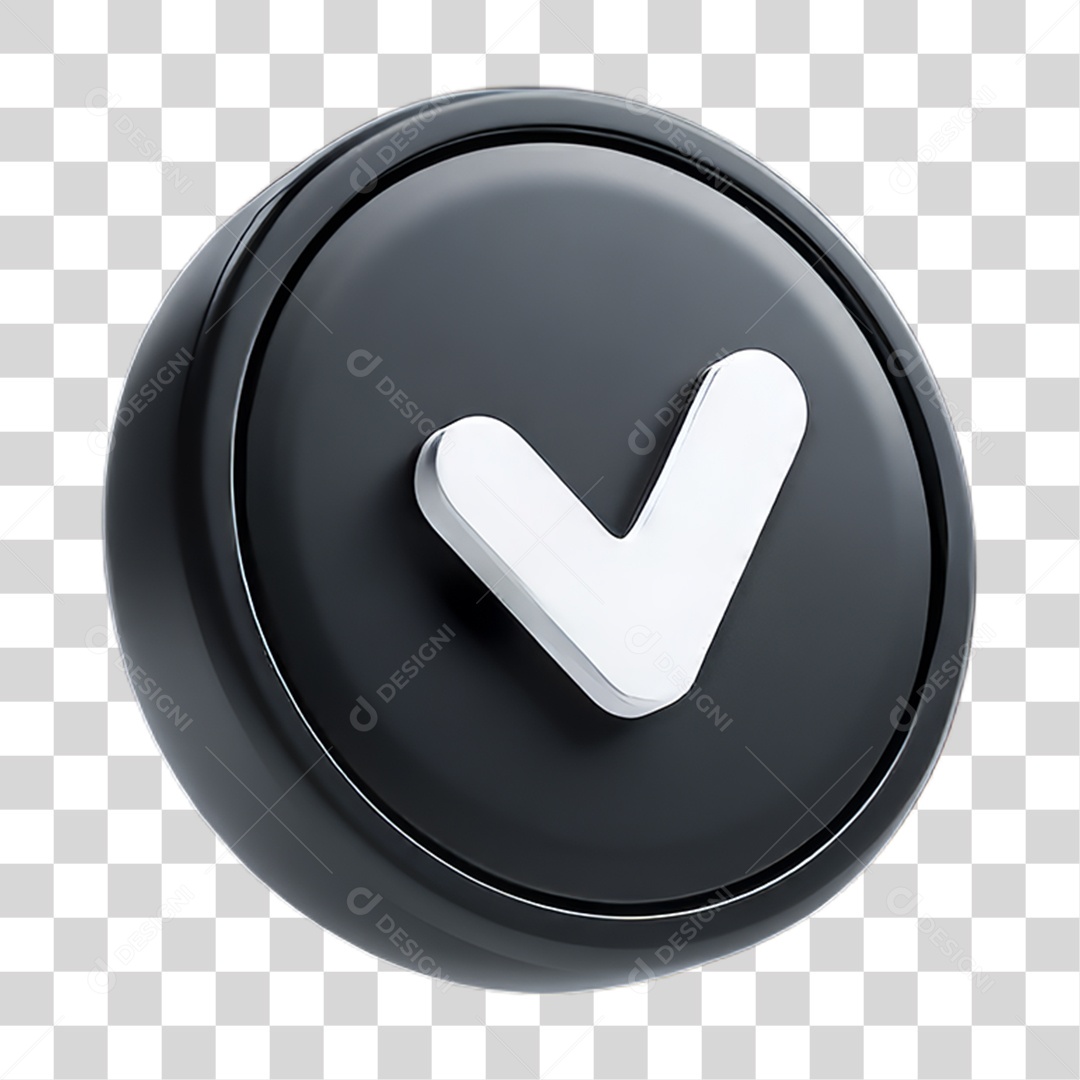 Ícone Símbolo Correto Certo Ok PNG Transparente