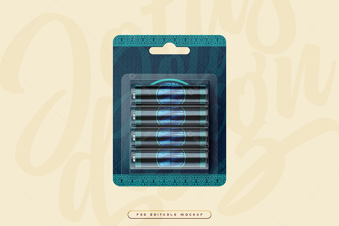 Embalagens de Café Mockup PSD Editável