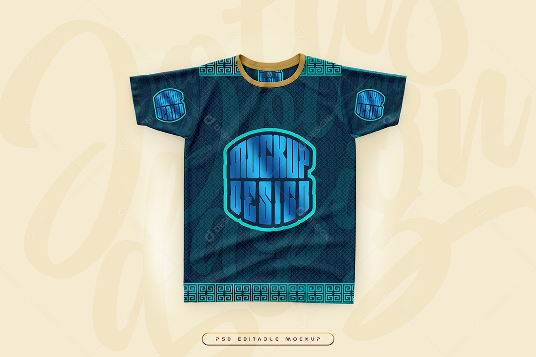 Camisa Mockup PSD Editável