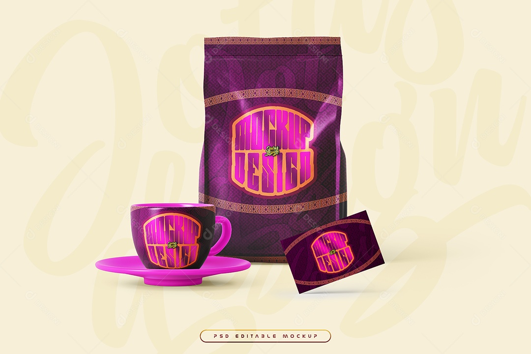 Mockup Cartões de Visita PSD Editável