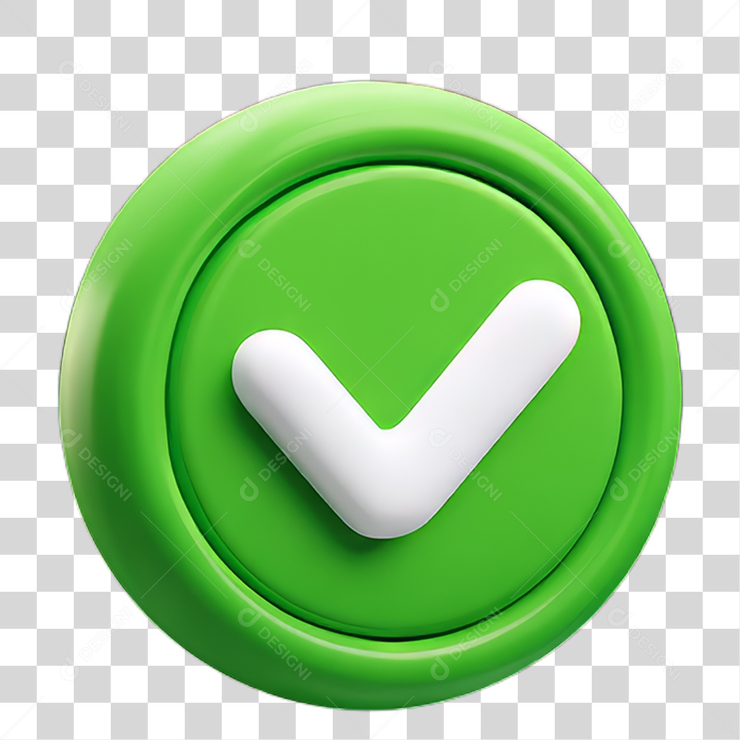 Ícone Símbolo Correto Certo Ok PNG Transparente