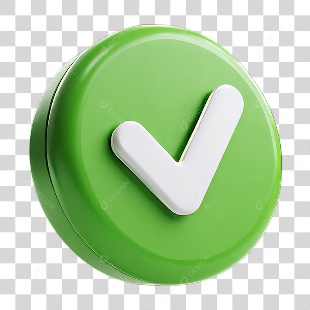 Ícone Símbolo Correto Certo Ok PNG Transparente