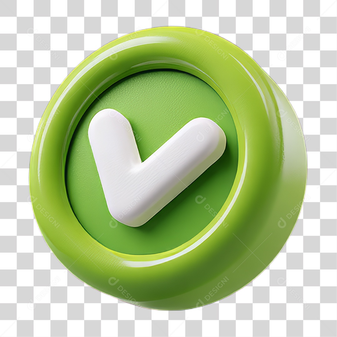 Ícone Símbolo Correto Certo Ok PNG Transparente