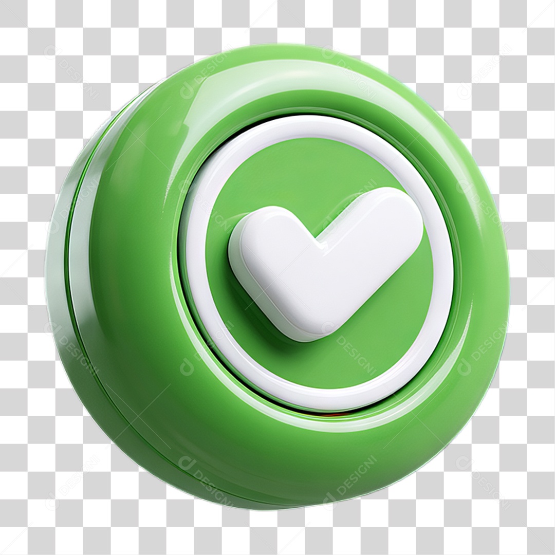 Ícone Símbolo Correto Certo Ok PNG Transparente