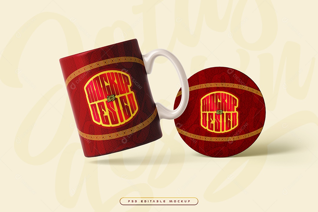 Xícara Café Mockup PSD