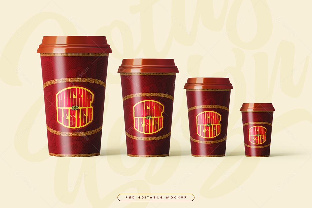 Copo Café Mockup PSD