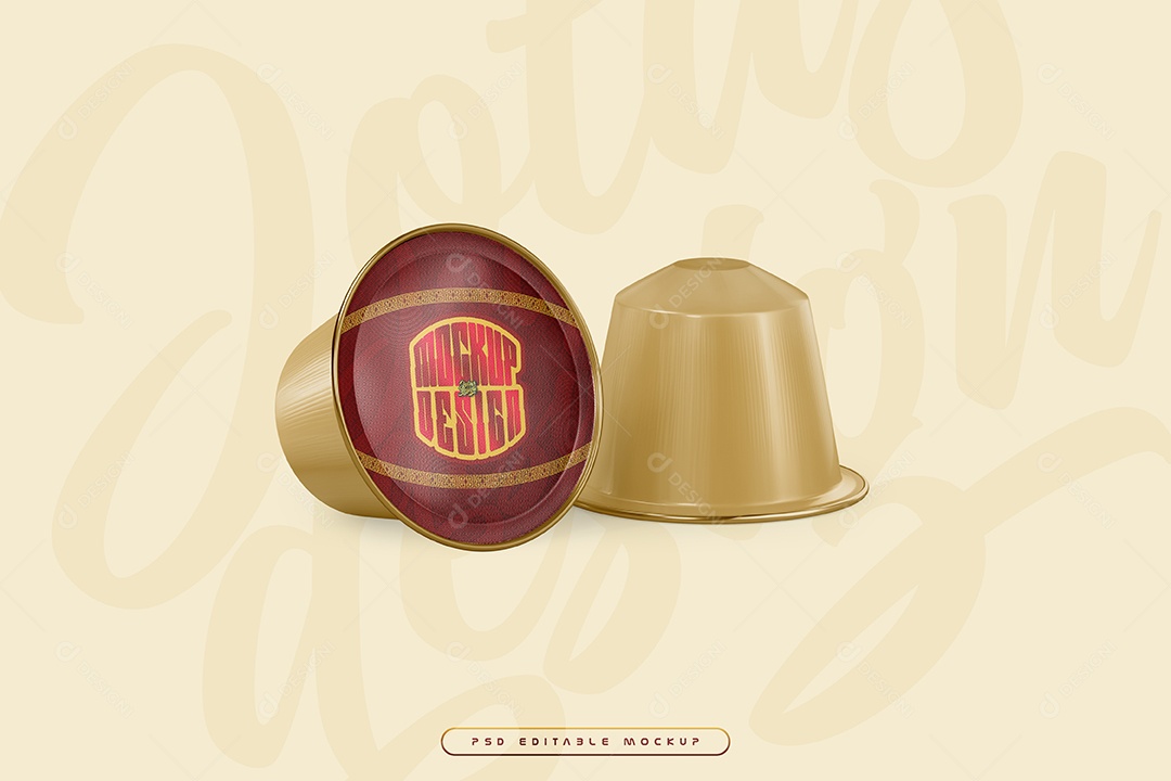 Potes de Sorvete PSD Editável Mockup