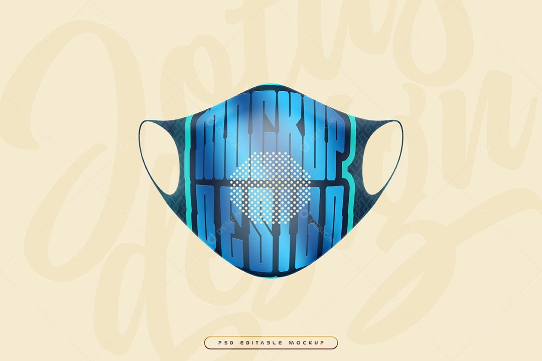 Máscara Mockup Mockup PSD Editável