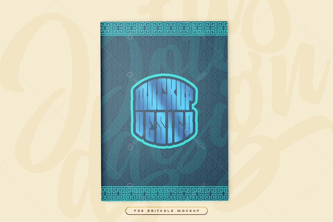 Mockup Placa de Anúncio PSD Editável