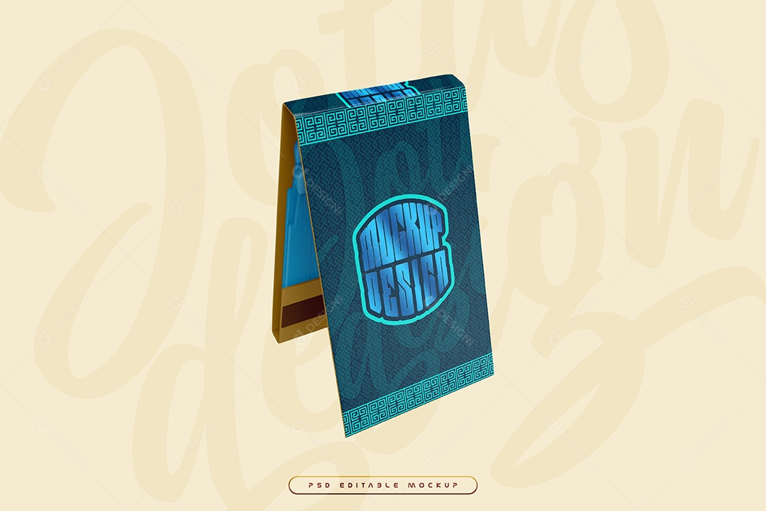 Mockup Placa de Anúncio PSD Editável