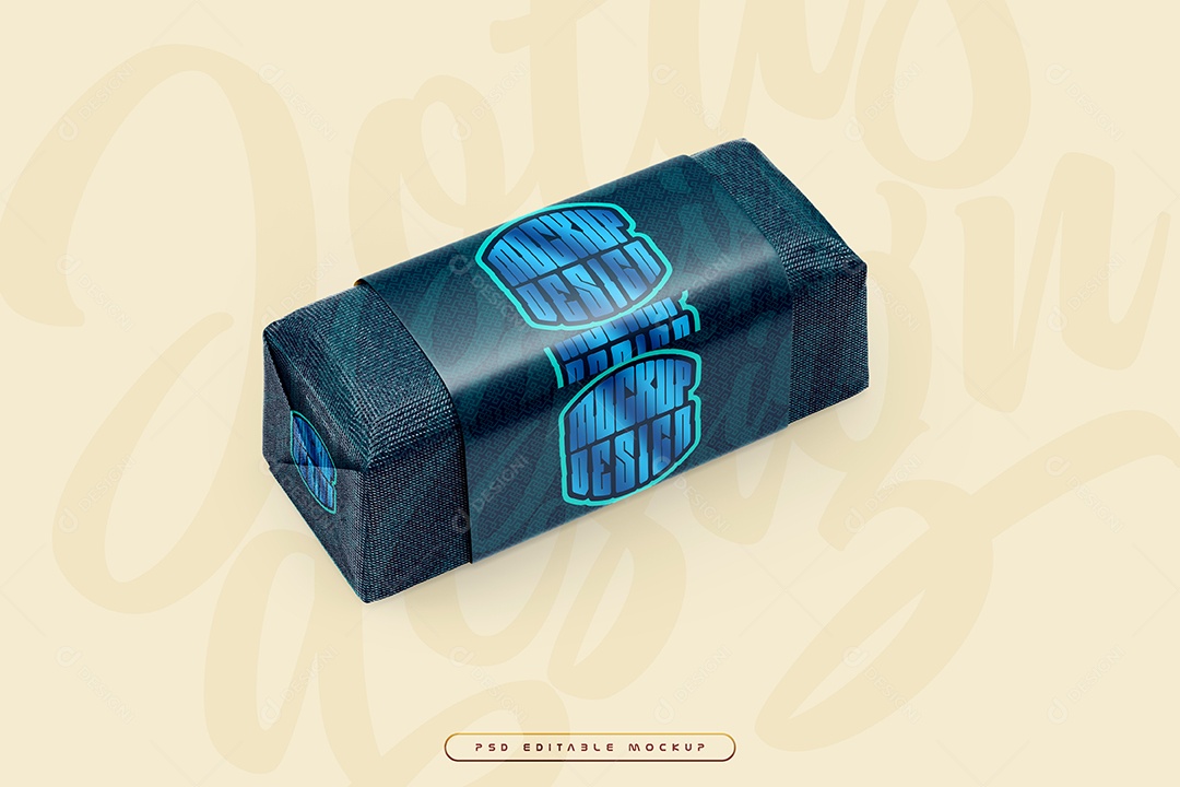 Mockup Embalagem de Pão PSD Editável