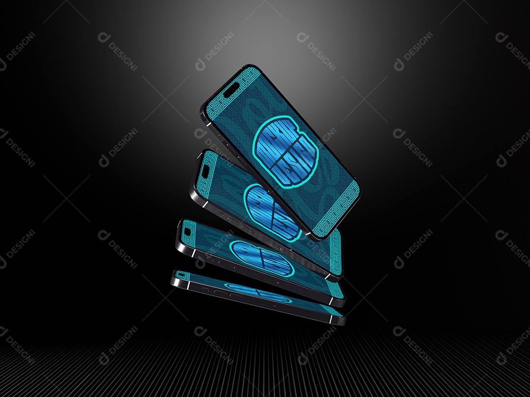 Mockup de Celulares PSD Editável