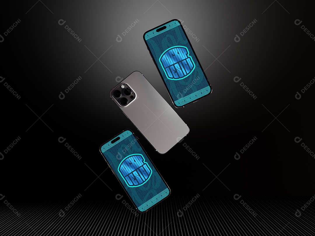 Mockup de Celulares PSD Editável