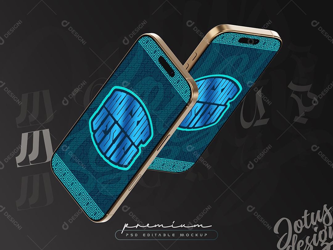 Mockup de Celulares PSD Editável