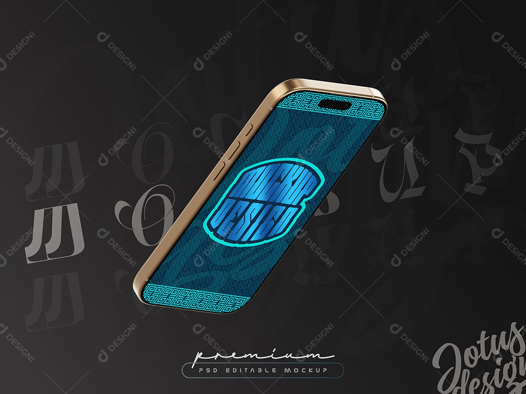 Mockup de Celular PSD Editável